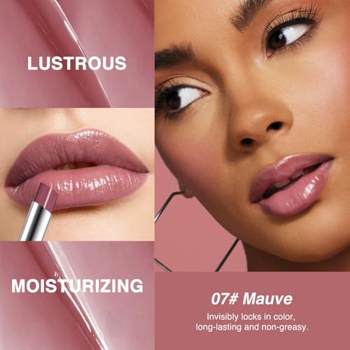 Mauve Berry Tinted Lip Balm - Hydrating Lip Oil for Women