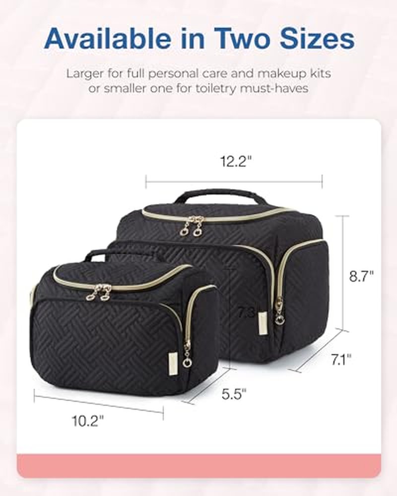 BAGSMART Travel Toiletry Bag for Women - Cosmetic Organizer