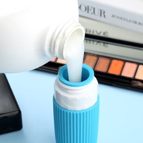 Mrsdry TSA-Approved 2oz Leak-Proof Refillable Travel Bottles Set with Toiletry Bag
