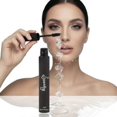 2-Pack Waterproof Black Mascara with Argan Oil & Silk Fibers