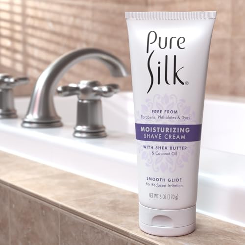Silk Moisturizing Shave Cream for Women 6 OZ - Hydrating & Gentle
