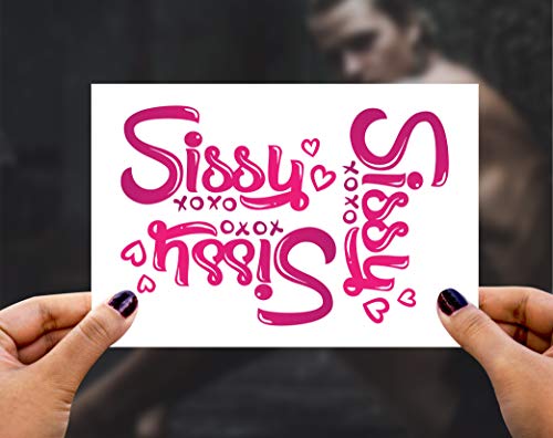 3 Sexy Temporary Tattoos - Water Resistant Kinky Design