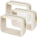 PACKISM Clear Makeup Bag TSA Approved Travel Toiletry Organizer