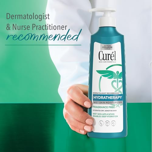 Curel Itch Defense In-Shower Body Lotion Unscented 12 fl oz Pack of 2