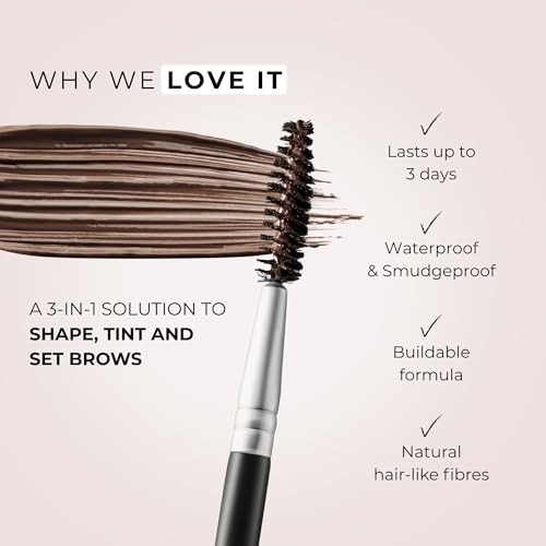 Wunderbrow Eyebrow Gel Waterproof Brunette Shade