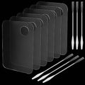Acrylic Makeup Palette Mixing Tray Set with 6 Mixing Sticks