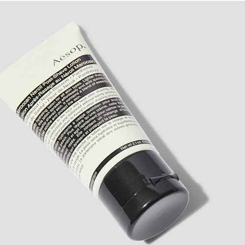 Aesop Moroccan Neroli Post Shave Lotion | Unisex Daily Hydrating Lotion Boosted With Botanical Oils | Balance Skin While Reducing Irritation and Aggravation | 2oz / 60mL