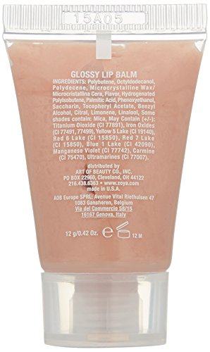 ZOYA Hot Lips Lip Gloss - Fame Pale Nude Cream, 0.42oz