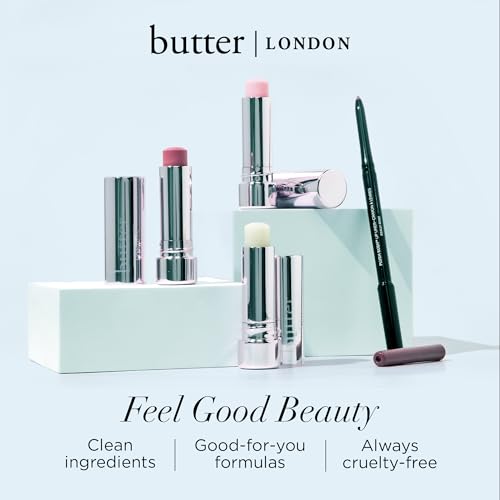 butter LONDON Lippy Hydrating Lip Balm, Pink Champagne - Lightweight Conditioning Lip Care Product Nourishes, Soothes & Hydrates Dry Lips - Plant-Based Lip Moisturizer for Natural Fresh-Looking Lips