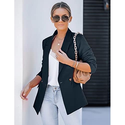 luvamia Blazer Jackets for Women Work Casual Office Long Sleeve Fashion Dressy Business Outfits
