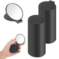 50 Pack Mini Makeup Mirror Compact Mirror Bulk, Compact & Travel Mirrors Small Folding Mirror Round Portable Pocket Mirror for Purse, Women Travel Daily Use(Black)