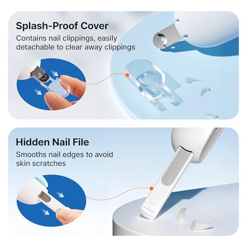 Adjustable Cat Nail Clipper with Hidden Nail File - Safe Grooming Tool for Kittens & Indoor Cats