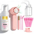Eyelash Extension Cleanser Kit with USB Lash Fan