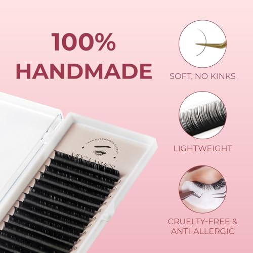 Classic Eyelash Extensions 0.05 C Curl 7mm - 16 Trays