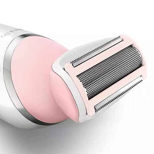 BRL140 Replacement Head Compatible with Philips SatinShave Advanced Women's Electric Shaver BRL140 BRL130 Wet and Dry Ladyshave Replacement Foil and Blade Philips Trimmer Razor Foil and Cutter (Pink)
