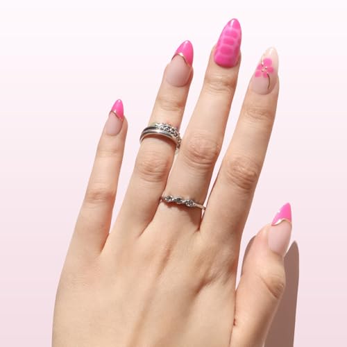 Nail Reformation Press On Nails - Peony Pop Floral Almond 30pc