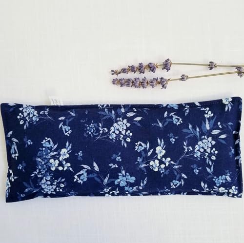 Lavender Eye Pillow with Flaxseed Fill | Organic Chamomile Rose
