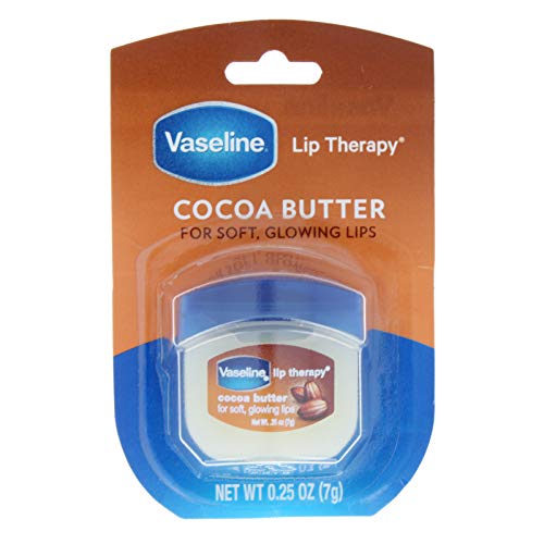 Vaseline Lip Therapy Cocoa Butter, .25 oz (Pack of 3)