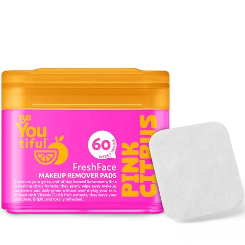 BeYoutiful FreshFace Makeup Remover Wipes - 60 Pads