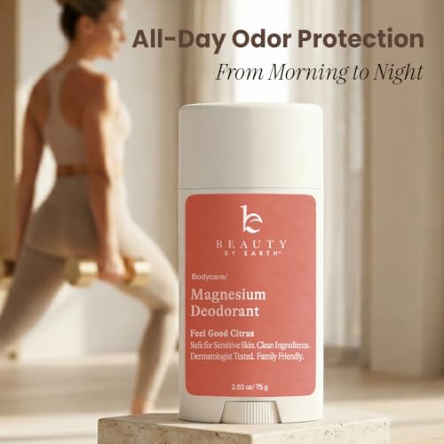 Feel Good Citrus Aluminum-Free Deodorant - Natural, Vegan, USA Made, 2.65 oz