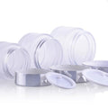 3-Pack Refillable Travel Bottles 15g 20g 30g - Glass Cosmetic Containers