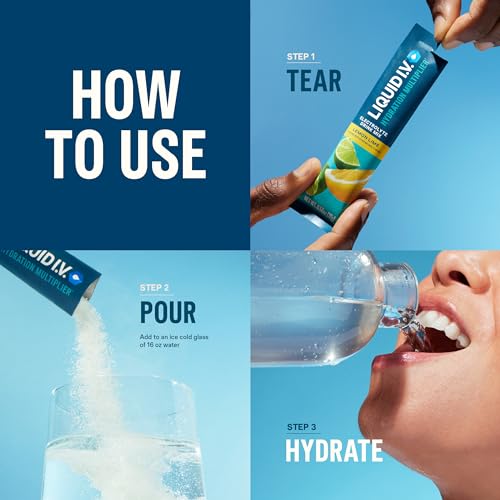 Liquid I.V. Hydration Multiplier - Lemon Lime Electrolyte Drink Mix