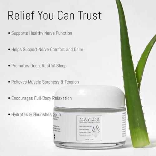 Magnesium Foot and Leg Lotion, Relief for Feet & Hands, Non-Greasy Fast Absorbing Formula for Day & Night Use, Men Women