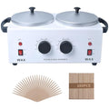 Double Wax Warmer Professional£¬Wax pot for Hair Removal with Adjustable Temperature Set, Portable Professional Wax Heater for spa and Salon,Body with 200pcs Wax Sticks