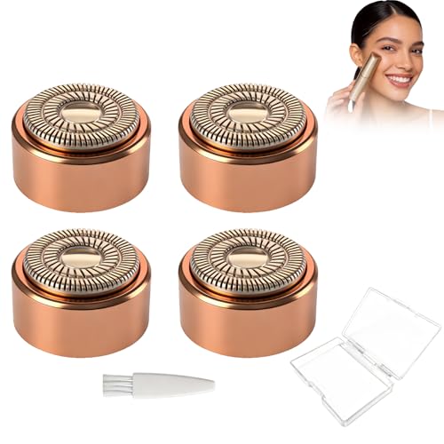4 Pack Replacement Heads for Flawless Gen 3 Facial Hair Remover - Compatible with Finishing Touch