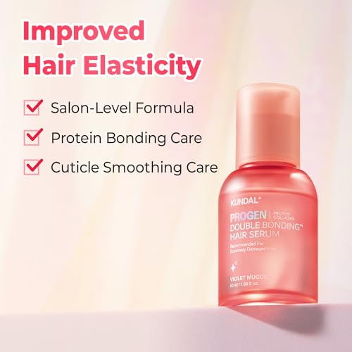 KUNDAL Protein Collagen Hair Serum - Heat Protection & Split End Repair