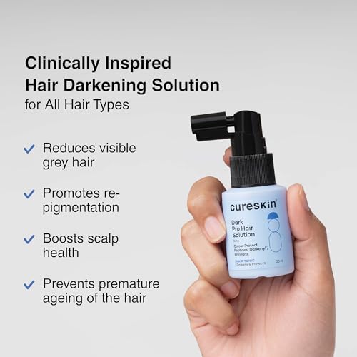 Cureskin Anti Grey Hair Serum | Natural Color Restoration