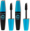 L.A. COLORS HD Waterproof Mascara Very Black - Pack of 2