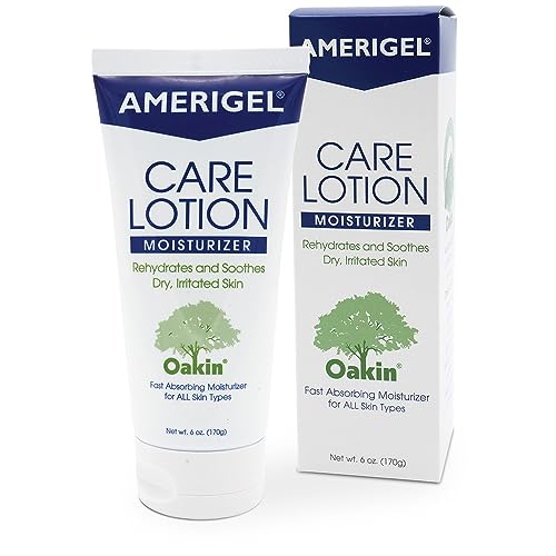 AMERIGEL Care Lotion – Hypoallergenic Moisturizer - Diabetic Skin Care - Rehydrates and Soothes Dry, Irritated Skin - 6 oz.