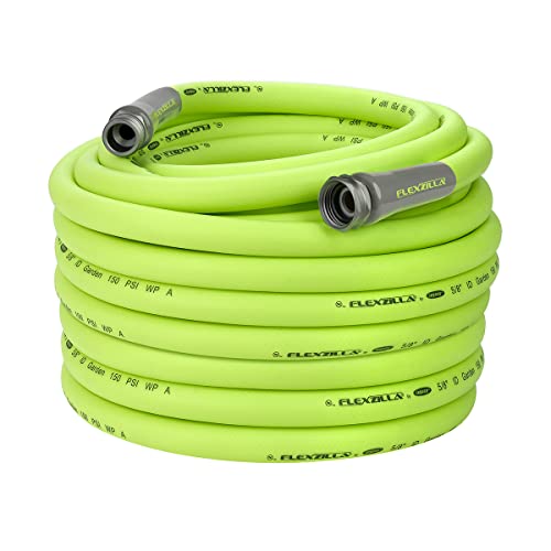 Flexzilla Garden Hose 5/8 in. x 100 ft., Heavy Duty, Lightweight, Drinking Water Safe, Zilla - HFZG5100YW-E, Green