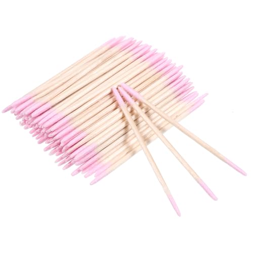 300 Cotton Swabs with Pointed Tips for Makeup & Nail Care