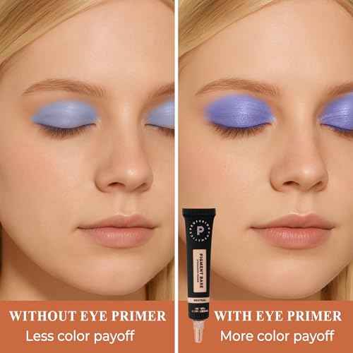 Profusion Cosmetics Pigment Base Eyeshadow Primer, Achieve Stunning and Eye Catching Makeup Looks With Premium Beauty Tool, (Neutral)