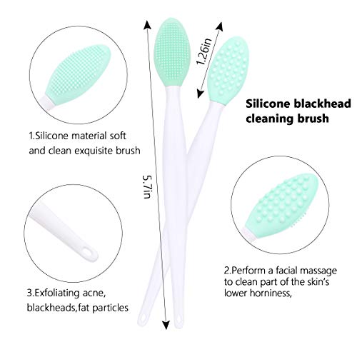 Yokilly 6-Piece Silicone Face Scrubber Kit