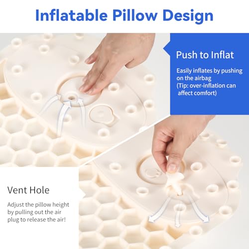 Goowin Silicone Bath Pillow with Suction Cups