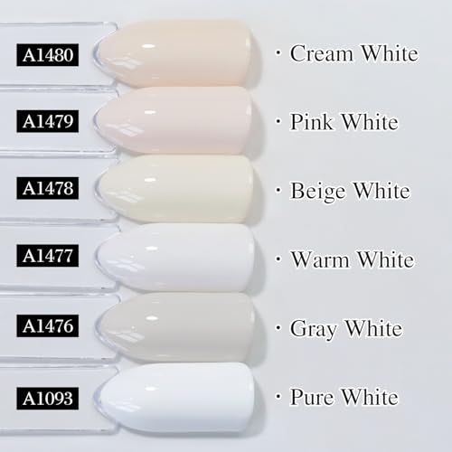 Double Rhythm Pink White 15ml Gel Polish - Pure Sheer Color, Soak-Off, DIY Salon Manicure