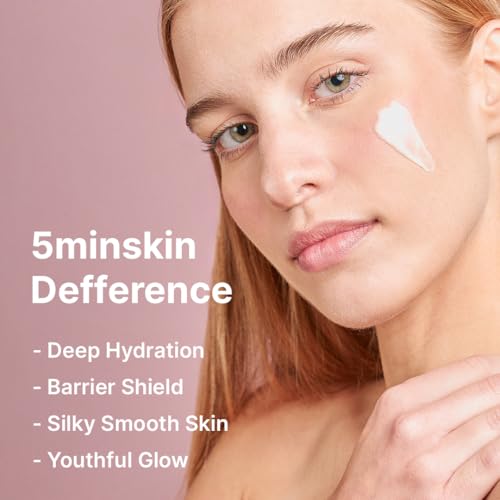 5minskin Body Moisturizer with Aloe, Hyaluronic Acid & Chamomile - Hydrating Daily Cream for Dry Skin