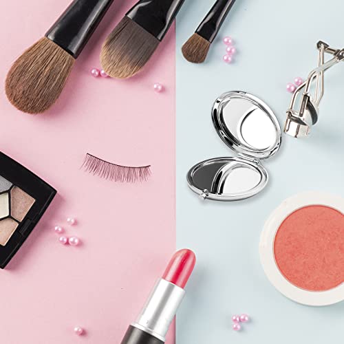 Zuo Bao Wedding Compact Mirror Bridesmaid Gift Maid of Honor Makeup Mirror Wedding Proposal Gift for Bridesmaid Flower Girl (Maid of Honor)