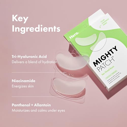 Mighty Patch for Tired Eyes Hydrogel Patches, 6 Count