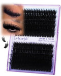 Delyneph Fluffy Lash Clusters C-280D&300D Thick Volume Eyelash Extensions
