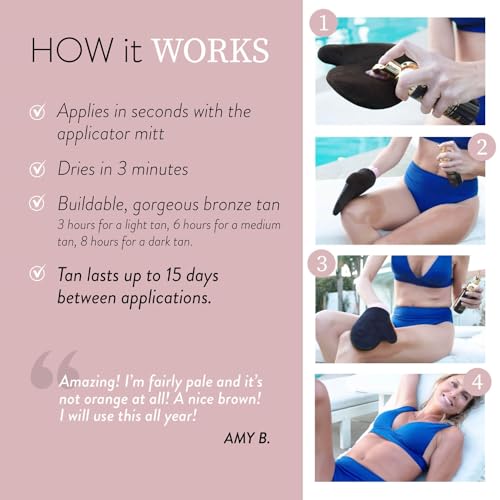Best Bronze Tinted Self Tanner Mousse ? Sunless Tanner Foam for Customizable Self Tan, Light to Dark Fake Tan ? Vegan Tanning Mousse for a Bronze Glow ? Sunless Tanning Foam (5.07 Fl Oz)