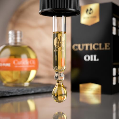 ECCO PURE Cuticle Oil Care Set - 30ml Dropper Bottle & 2 Travel Pens