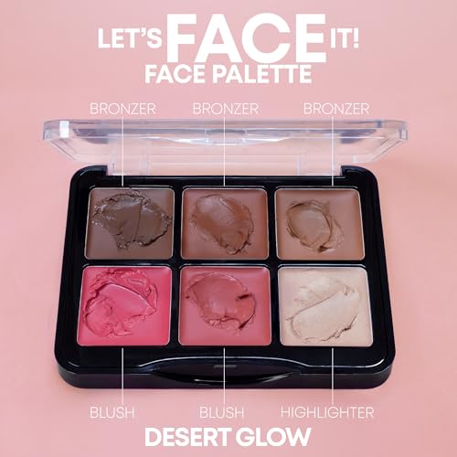 W7 Let's Face It Cream Palette - Deep Desert Glow