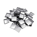 56 Pack Magnetic Empty Square Metal Pans for Eyeshadow Palette (26mm)
