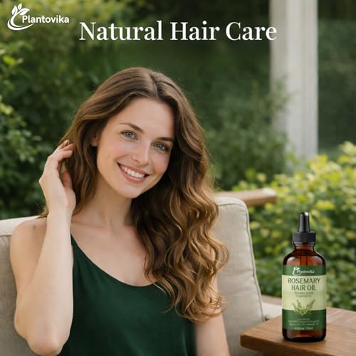 Rosemary Hair Growth Oil - 6 Plant Oils for Scalp & Strengthening