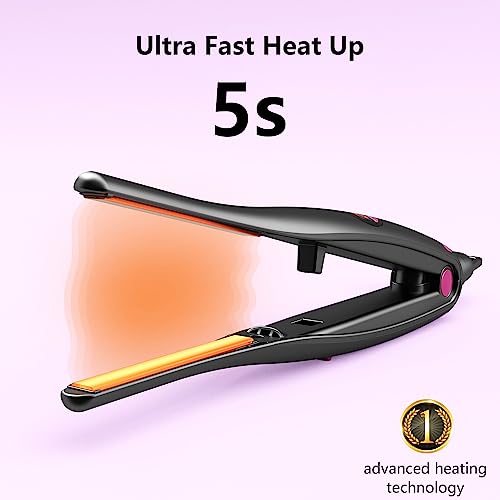 ORYNNE 3/10" Mini Flat Iron for Edges & Short Hair
