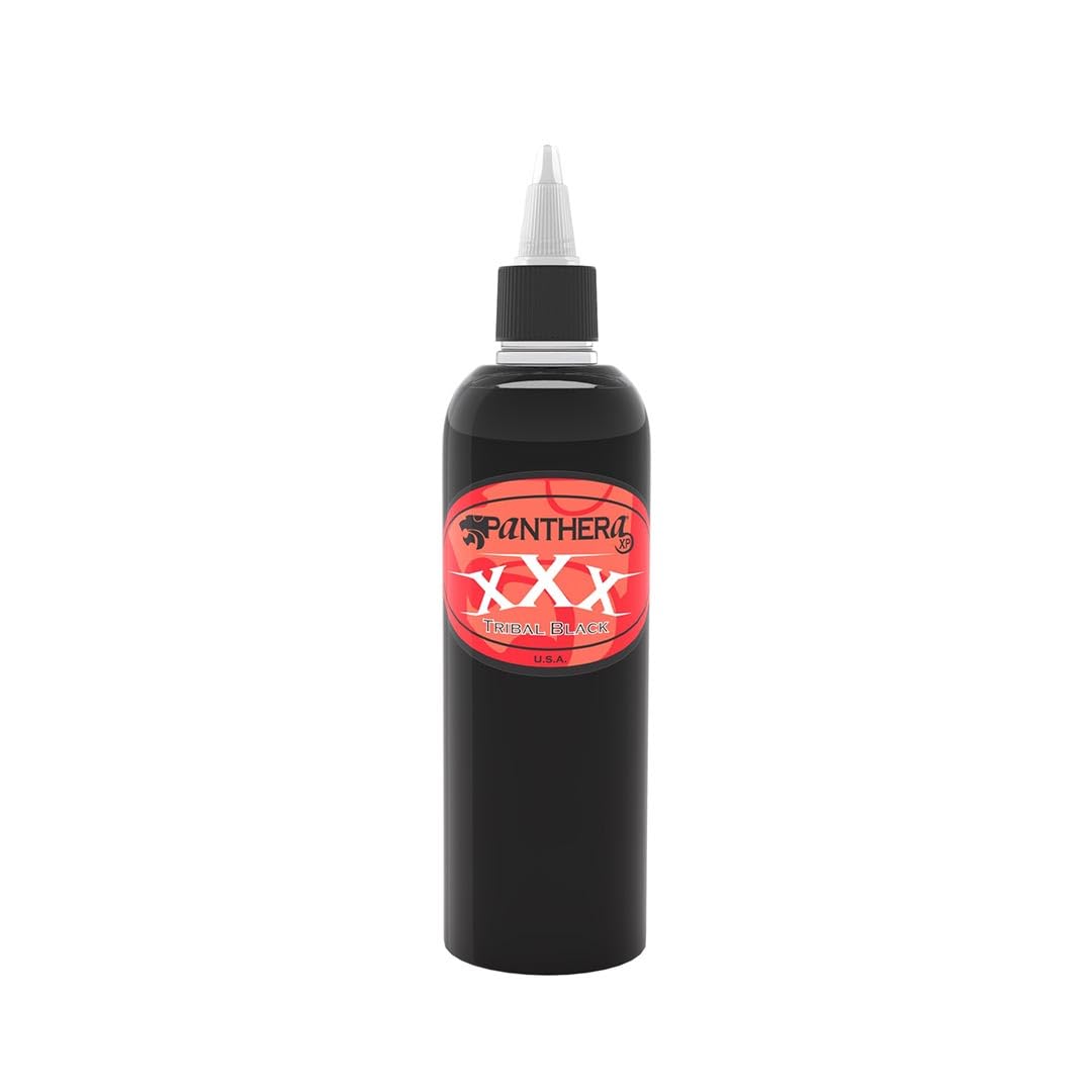 Panthera Tattoo Ink - XXX TRIBAL BLACK - 5oz Bottle